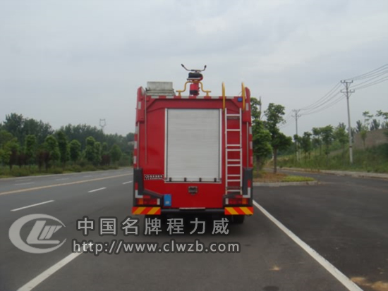 斯太爾單橋泡沫消防車