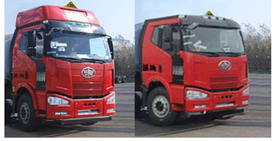 解放前四后八鋁合金運油車