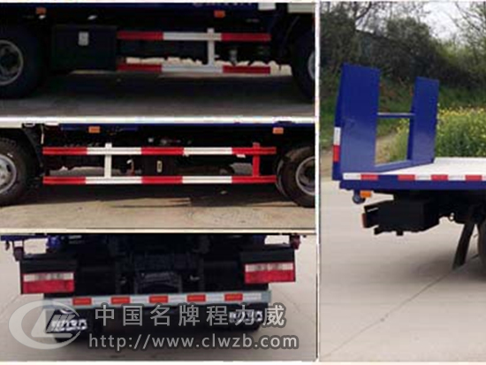 東風(fēng)小凱普特藍(lán)牌平板清障車