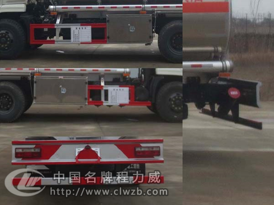 22.5立方東風后雙橋鋁合金運油車