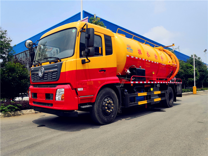 東風(fēng)天錦15方清洗吸污車
