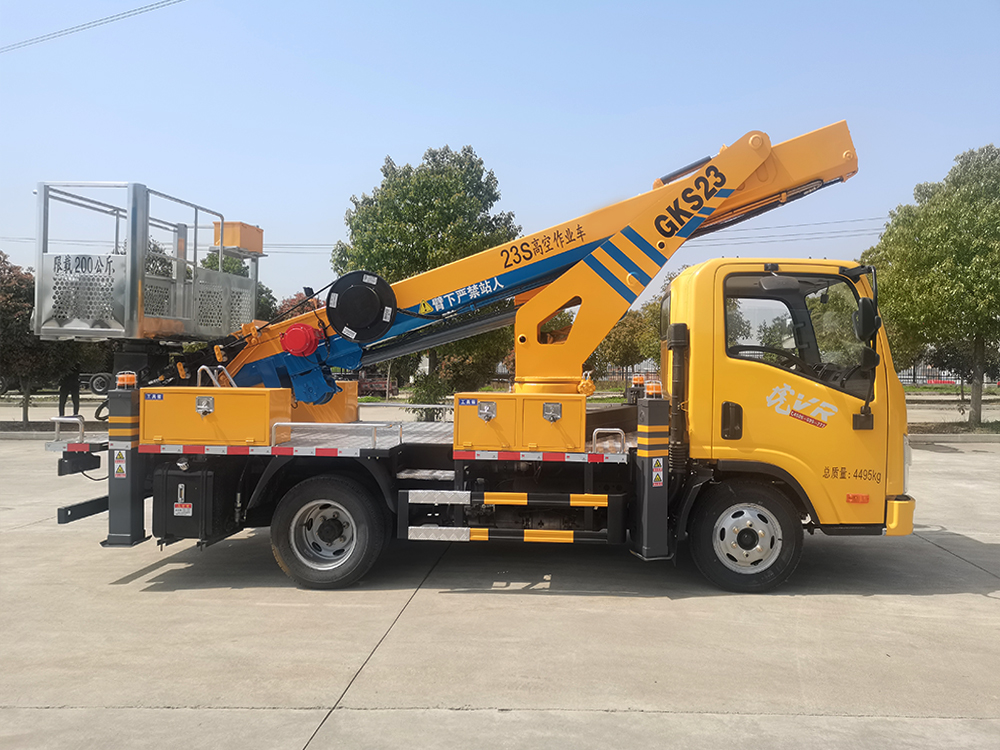 解放23米藍牌高空作業車